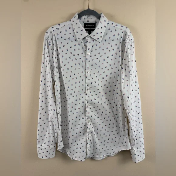 Bonobos | Shirts | Bonobos Jetsetter Stretch Dress Shirt Slim Fit | Poshmark